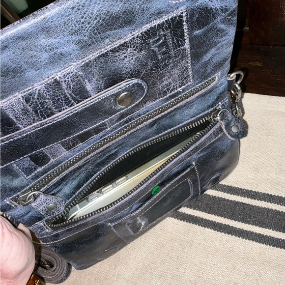 NWT Bed Stu Cadence Wallet Wristlet Crossbody Bag Future Dusk Black Delux $175 - Picture 10 of 15